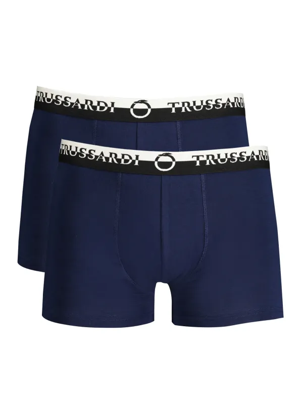 "Trussardi Boxershorts im Sale | Trussardi Doppel Elastisch Boxershorts Navy Bi-Pack online kaufen"|Planet-Deluxe