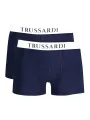 "Trussardi Boxershorts im Sale | Trussardi Boxershorts Navy Doppelpack mit Elastikbund und Logo online kaufen"|Planet-Deluxe