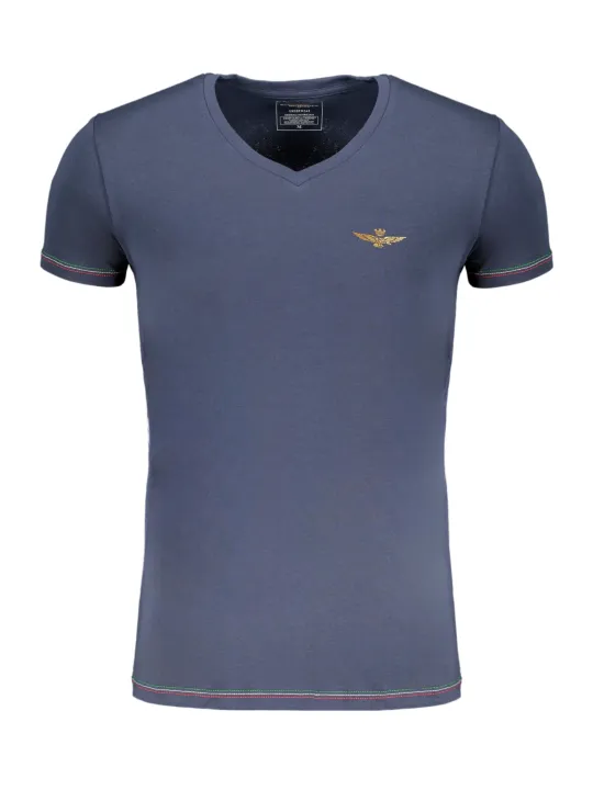 "AERONAUTICA MILITARE T-Shirts im Sale | ERONAUTICA MILITARE HERREN-KURZÄRMELIGES T-SHIRT BLAU online kaufen"|Planet-Deluxe