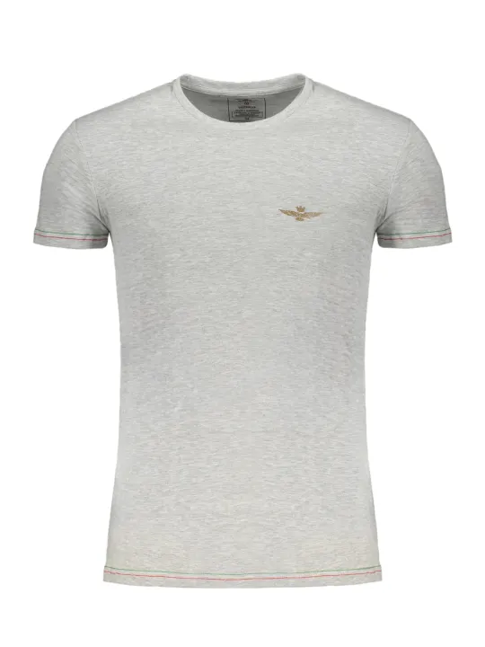 "AERONAUTICA MILITARE Startseite im Sale | ERONAUTICA MILITARE GRAUES KURZARM-T-SHIRT FÜR HERREN online kaufen"|Planet-Deluxe