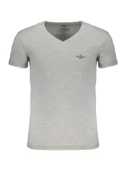 "AERONAUTICA MILITARE Startseite im Sale | ERONAUTICA MILITARE HERREN-GRAUES KURZARM-T-SHIRT online kaufen"|Planet-Deluxe