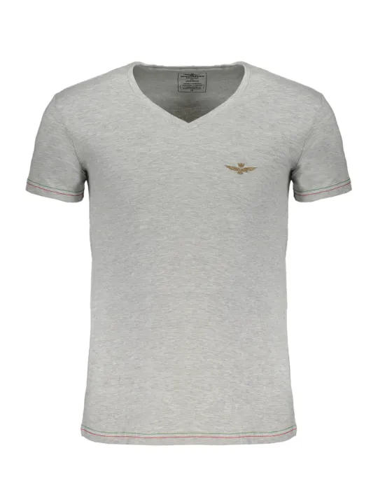 "AERONAUTICA MILITARE Startseite im Sale | ERONAUTICA MILITARE HERREN-GRAUES KURZARM-T-SHIRT online kaufen"|Planet-Deluxe