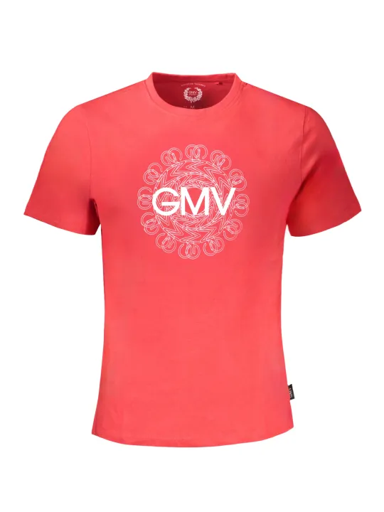 "GIAN MARCO VENTURI T-Shirts im Sale | Kurzarmshirt Rundhals Logo Aufdruck AU01415DANILO RORED online kaufen"|Planet-Deluxe