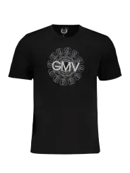 "GIAN MARCO VENTURI T-Shirts im Sale | Kurzarm Tshirt Rundhals Logo Schwarz DANILO online kaufen"|Planet-Deluxe