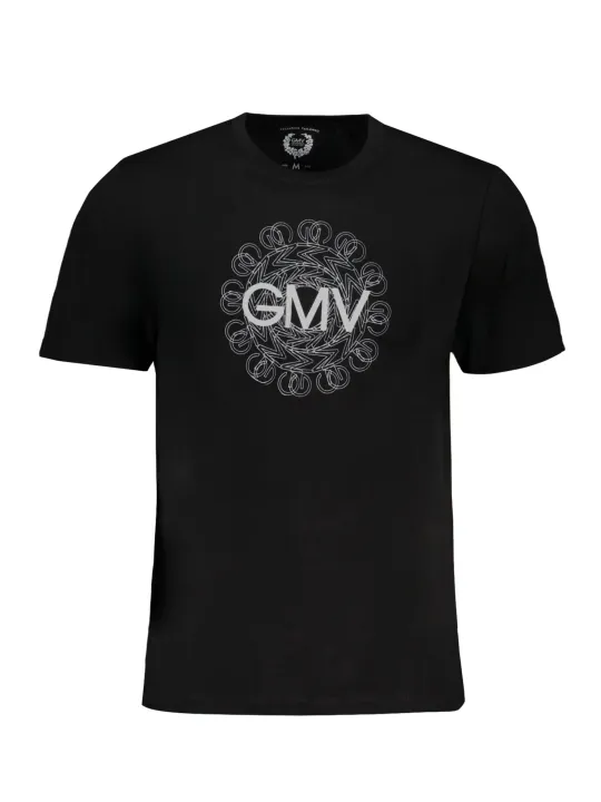"GIAN MARCO VENTURI T-Shirts im Sale | Kurzarm Tshirt Rundhals Logo Schwarz DANILO online kaufen"|Planet-Deluxe