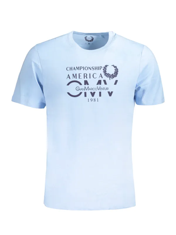 "GIAN MARCO VENTURI T-Shirts im Sale | Kurzarm TShirt Rundhals Logo Aufdruck Italo Azurblau online kaufen"|Planet-Deluxe "GIAN MARCO VENTURI T-Shirts im Sale | Kurzarm TShirt Rundhals Logo Aufdruck Italo Azurblau online kaufen"|Planet-Deluxe