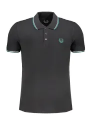 "GIAN MARCO VENTURI Startseite im Sale | GIAN MARCO VENTURI SCHWARZES KURZÄRMELIGES POLOSHIRT FÜR HERREN online kaufen"|Planet-Deluxe