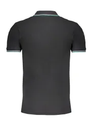"GIAN MARCO VENTURI Startseite im Sale | GIAN MARCO VENTURI SCHWARZES KURZÄRMELIGES POLOSHIRT FÜR HERREN online kaufen"|Planet-Deluxe
