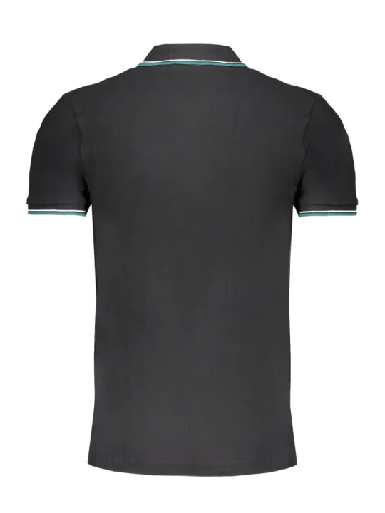 "GIAN MARCO VENTURI Startseite im Sale | GIAN MARCO VENTURI SCHWARZES KURZÄRMELIGES POLOSHIRT FÜR HERREN online kaufen"|Planet-Deluxe