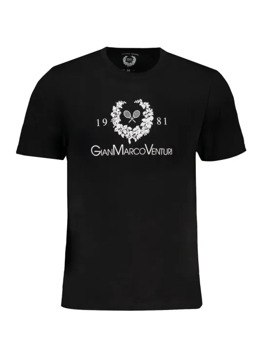 "GIAN MARCO VENTURI T-Shirts im Sale | Kurzarm TShirt Rundhals Logo Aufdruck online kaufen"|Planet-Deluxe