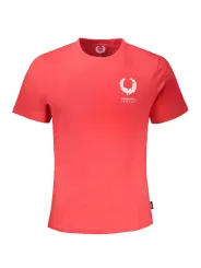 "GIAN MARCO VENTURI T-Shirts im Sale | Alvaro Rotes TShirt mit Rundhals und Logoaufdruck online kaufen"|Planet-Deluxe