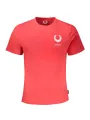 "GIAN MARCO VENTURI T-Shirts im Sale | Alvaro Rotes TShirt mit Rundhals und Logoaufdruck online kaufen"|Planet-Deluxe