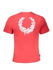 "GIAN MARCO VENTURI T-Shirts im Sale | Alvaro Rotes TShirt mit Rundhals und Logoaufdruck online kaufen"|Planet-Deluxe