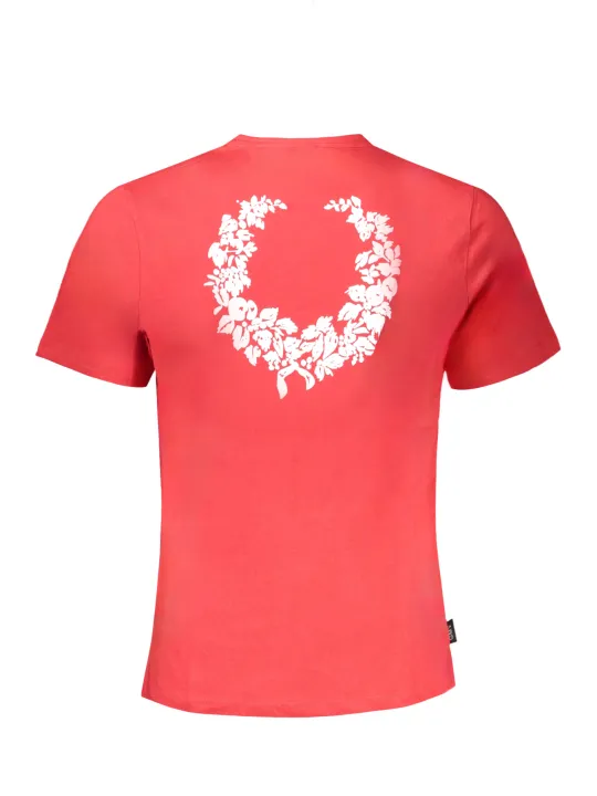 "GIAN MARCO VENTURI T-Shirts im Sale | Alvaro Rotes TShirt mit Rundhals und Logoaufdruck online kaufen"|Planet-Deluxe