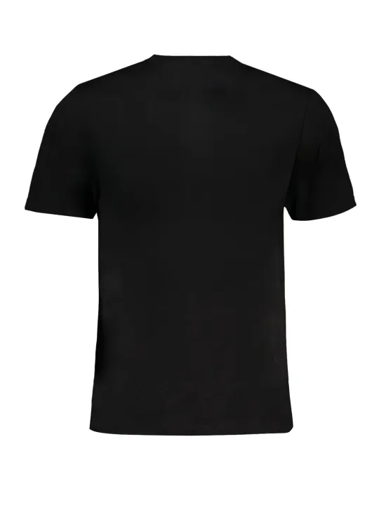 "GIAN MARCO VENTURI T-Shirts im Sale | Kurzarmshirt Rundhals Logo Aufdruck Orlando Neblack online kaufen"|Planet-Deluxe
