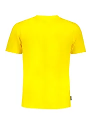 "GIAN MARCO VENTURI T-Shirts im Sale | Kurzes TShirt mit Rundhals und Logoaufdruck in Gelb online kaufen"|Planet-Deluxe