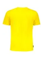 "GIAN MARCO VENTURI T-Shirts im Sale | Kurzes TShirt mit Rundhals und Logoaufdruck in Gelb online kaufen"|Planet-Deluxe