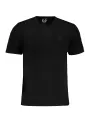 "GIAN MARCO VENTURI T-Shirts im Sale | Piquet TShirt Kurzarm Rundhals Stickerei Logo Schwarz online kaufen"|Planet-Deluxe