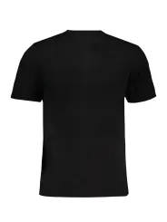 "GIAN MARCO VENTURI T-Shirts im Sale | Piquet TShirt Kurzarm Rundhals Stickerei Logo Schwarz online kaufen"|Planet-Deluxe