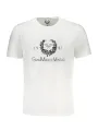"GIAN MARCO VENTURI T-Shirts im Sale | Kurzarm Shirt Rundhals Logo Print AU01419LINO BIWHITE online kaufen"|Planet-Deluxe