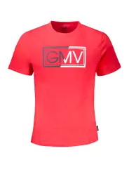 "GIAN MARCO VENTURI T-Shirts im Sale | Kurzarm TShirt Rundhals Logo Druck AU01411ANGELO_RORED online kaufen"|Planet-Deluxe