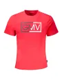 "GIAN MARCO VENTURI T-Shirts im Sale | Kurzarm TShirt Rundhals Logo Druck AU01411ANGELO_RORED online kaufen"|Planet-Deluxe