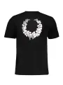 "GIAN MARCO VENTURI T-Shirts im Sale | Alvaro Neblack Kurzarm TShirt mit Rundhals und Logoaufdruck online kaufen"|Planet-Deluxe