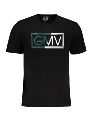 "GIAN MARCO VENTURI T-Shirts im Sale | Kurzarm TShirt Rundhals Logo Druck Angelo Neblack online kaufen"|Planet-Deluxe