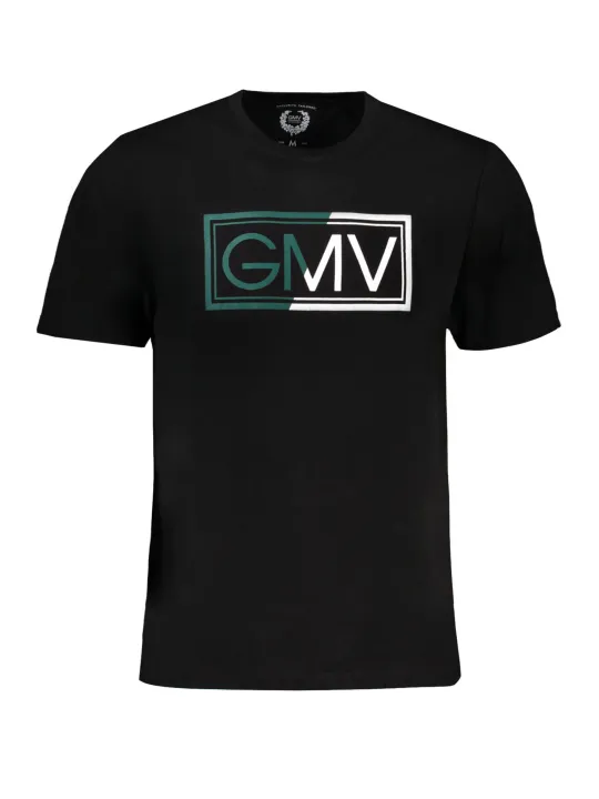 "GIAN MARCO VENTURI T-Shirts im Sale | Kurzarm TShirt Rundhals Logo Druck Angelo Neblack online kaufen"|Planet-Deluxe