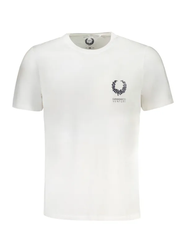 "GIAN MARCO VENTURI T-Shirts im Sale | Alvaro Kurzarm TShirt Rundhals Logo Aufdruck online kaufen"|Planet-Deluxe