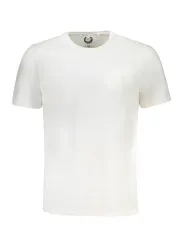 "GIAN MARCO VENTURI T-Shirts im Sale | Piquet Kurzarm TShirt Rundhals Logo Stickerei Weiß online kaufen"|Planet-Deluxe