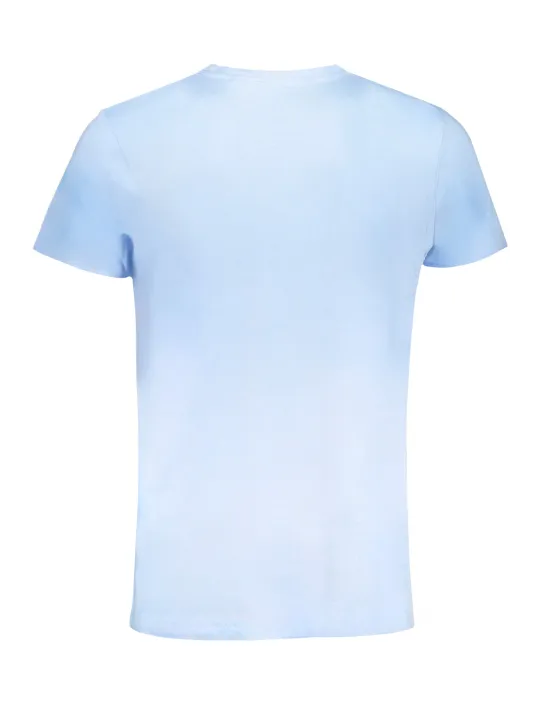 "GIAN MARCO VENTURI T-Shirts im Sale | Kurzarm Rundhals TShirt Sticklogo Hellblau online kaufen"|Planet-Deluxe