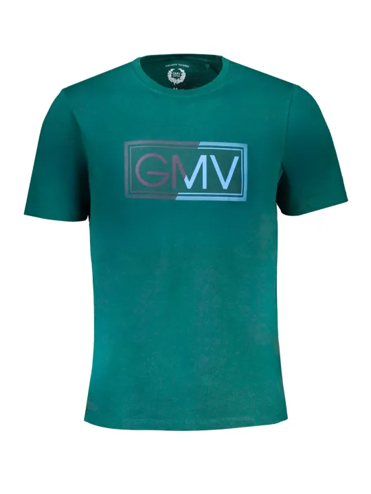 "GIAN MARCO VENTURI T-Shirts im Sale | KURZARM TShirt Rundhals Logo Aufdruck AU01411ANGELOVEFORGRE online kaufen"|Planet-Deluxe