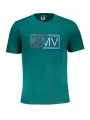"GIAN MARCO VENTURI T-Shirts im Sale | KURZARM TShirt Rundhals Logo Aufdruck AU01411ANGELOVEFORGRE online kaufen"|Planet-Deluxe