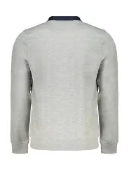 "GIAN MARCO VENTURI Sweatshirts im Sale | Zipper Sweatshirt Grau Mit Taschen Und Logo online kaufen"|Planet-Deluxe
