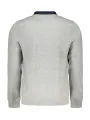 "GIAN MARCO VENTURI Sweatshirts im Sale | Zipper Sweatshirt Grau Mit Taschen Und Logo online kaufen"|Planet-Deluxe