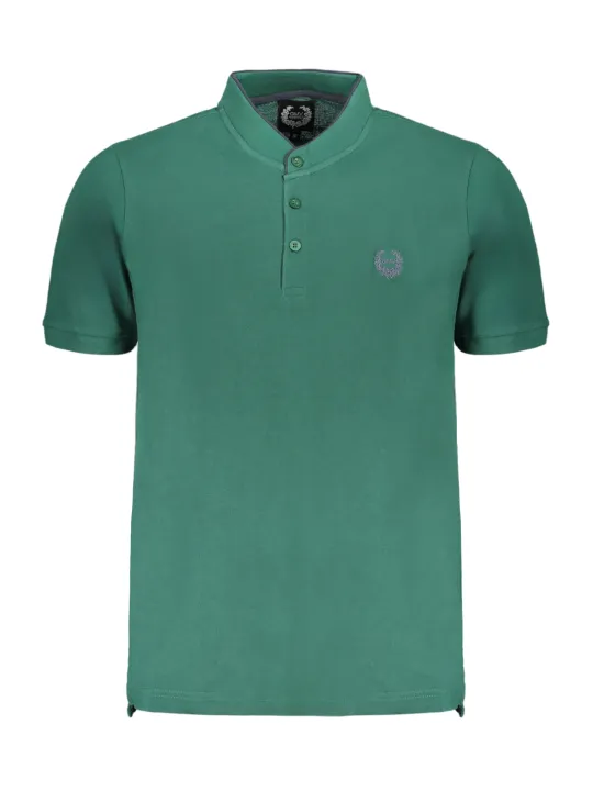 "GIAN MARCO VENTURI Poloshirts im Sale | Polohemd mit Mandarinkragen und Stickerei online kaufen"|Planet-Deluxe