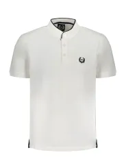 "GIAN MARCO VENTURI Poloshirts im Sale | GIAN MARCO VENTURI WEISSES KURZÄRMELIGES POLOSHIRT FÜR HERREN online kaufen"|Planet-Deluxe