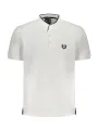 "GIAN MARCO VENTURI Poloshirts im Sale | Poloshirt Mandarkragen Kontrastdetails Stickerei Logo 3 Knöpfe online kaufen"|Planet-Deluxe