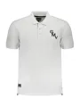 "GIAN MARCO VENTURI Poloshirts im Sale | Weißes Polohemd mit Stickerei und Logodetail online kaufen"|Planet-Deluxe