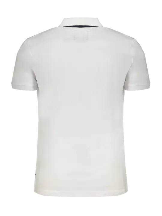"GIAN MARCO VENTURI Poloshirts im Sale | Weißes Polohemd mit Stickerei und Logodetail online kaufen"|Planet-Deluxe