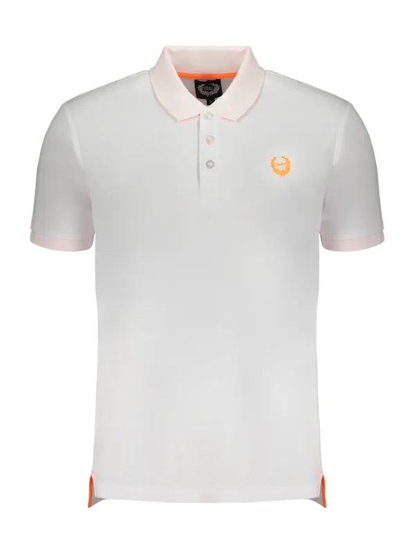 "Poloshirt Gian Marco Venturi: Eleganz mit Stickerei & Logo"