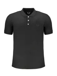 "GIAN MARCO VENTURI Poloshirts im Sale | Poloshirt Kurzarm 3 Knöpfe Stickerei Logo AU01671PARENZO NEBLACK online kaufen"|Planet-Deluxe