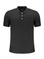 "GIAN MARCO VENTURI Poloshirts im Sale | Poloshirt Kurzarm 3 Knöpfe Stickerei Logo AU01671PARENZO NEBLACK online kaufen"|Planet-Deluxe