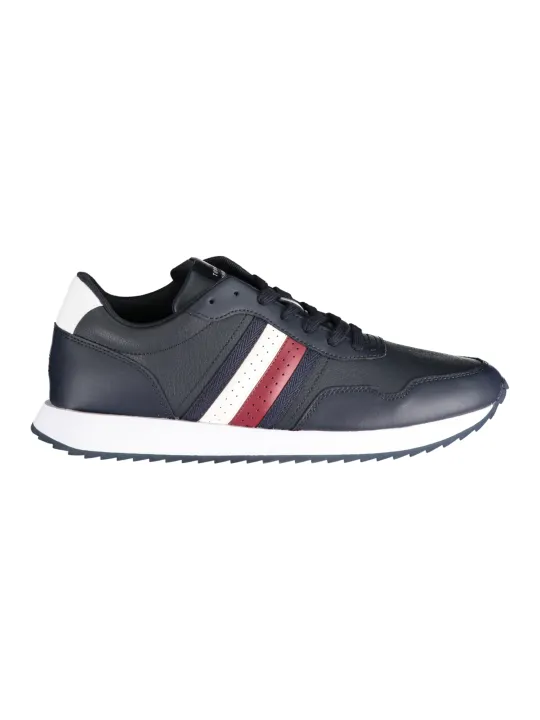 "Tommy Hilfiger Sneakers im Sale | Kontrast Sneakers mit Logo und Schnürsenkeln online kaufen"|Planet-Deluxe