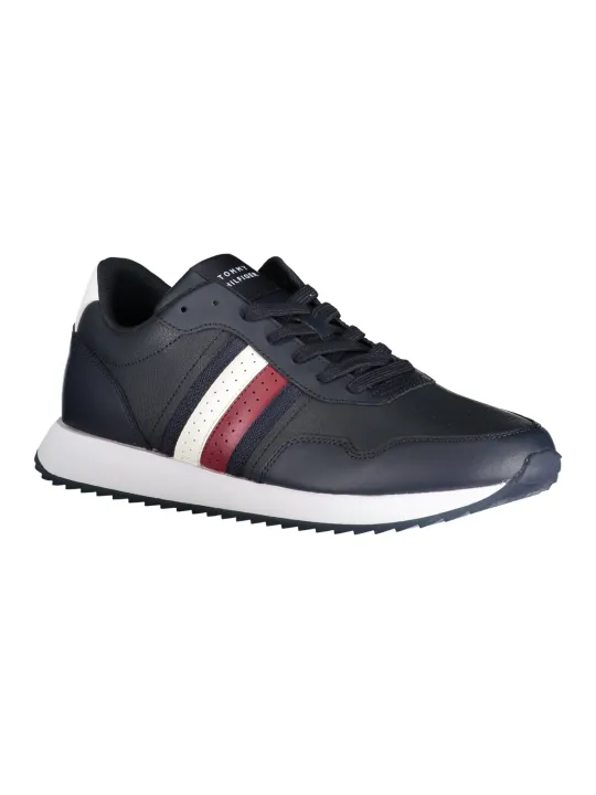 "Tommy Hilfiger Sneakers im Sale | Kontrast Sneakers mit Logo und Schnürsenkeln online kaufen"|Planet-Deluxe