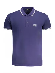"Cavalli Class Poloshirts im Sale | Kontrast Poloshirt mit Stickerei und Logo online kaufen"|Planet-Deluxe