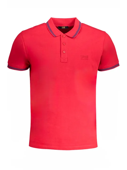 "Cavalli Class Poloshirts im Sale | Kontrast Polo mit Stickerei und Logo online kaufen"|Planet-Deluxe