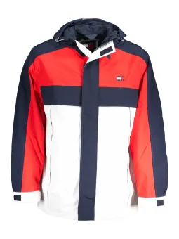 Kapuzenjacke aus Recycling-Nylon mit Kontrastdetails