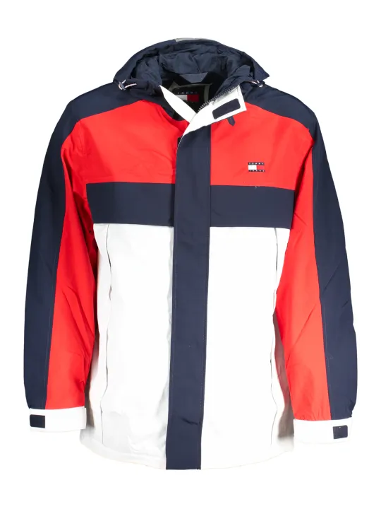 "Tommy Hilfiger Jacken im Sale | Recycelte Kapuzenjacke mit Taschen und Kontrastdetails online kaufen"|Planet-Deluxe